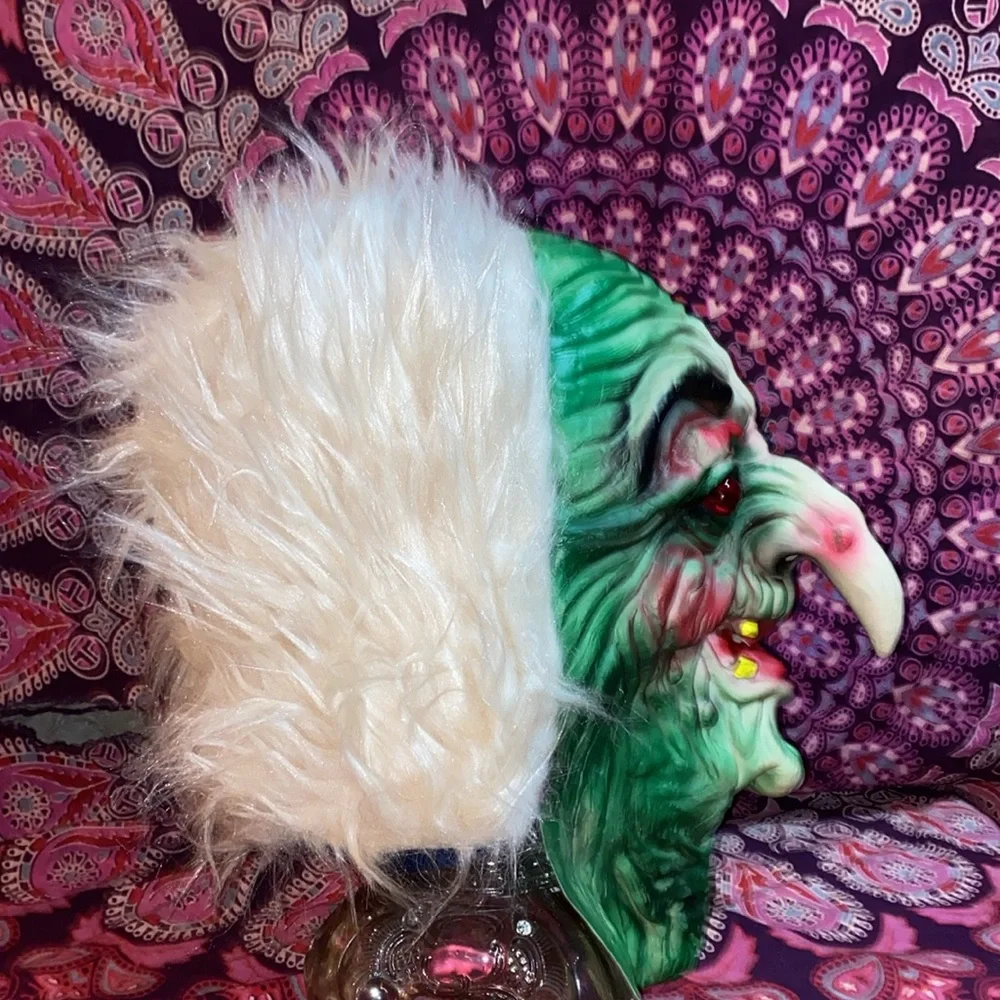 Vintage Fun World Latex Ghoul mask. OS